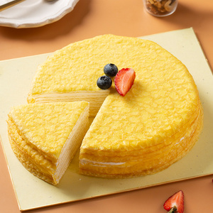 Base para Crepas <span class=keywords><strong>Congeladas</strong></span> Dulces (6 Pulgadas) para Crepas de Durian y Mango, 40 Unidades, Ingrediente para Hornear en Bolsa - Product Image 1
