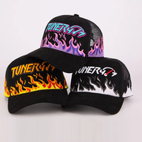Gorra Trucker de 5 Paneles, Mezcla de Poliéster y Algodón, Bordado 3D, Gorra Trucker con Logotipo Personalizado OEM