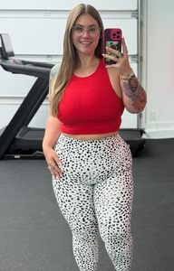 Leggings Deportivos Aoxjox de Cintura Alta para Mujer, Control de Abdomen, Suaves como la Mantequilla, Estampado Animal, Resistentes a las Arrugas, Corte Profundo en V - Product Image 2