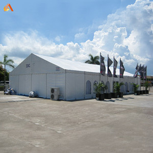 Tente de stockage industrielle robuste, grand abri d'entrepôt portable, structure à cadre en acier durable pour une utilisation commerciale en plein air - Product Image 3