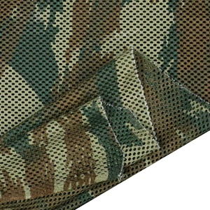 Thằn lằn Hy Lạp thằn lằn ngụy trang 230gsm dày thoáng khí lưới vải cứng cảm thấy nhiệt đới quần áo chiến thuật ngoài trời vest hat vải - Product Image 4