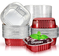 Maßgefertigte Lebensmittelechte Aluminiumfolie Halbe Größe Hochwandige Dampfbehälter Mikrowellengeeignete Tiefe Catering-Schalen Folienabdeckung Blisterverpackung