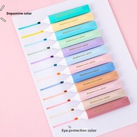Lot de 4 surligneurs brillants couleur rêve, marqueurs obliques à pointe souple scintillante pour dessin et peinture