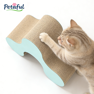 <span class=keywords><strong>Tunnel</strong></span> per Gatti a Forma di Nuvola, Tiragraffi Multifunzionale in Cartone Ondulato, Giocattolo Moderno per Gatti, Accessorio Ecologico per Animali Domestici - Product Image 2