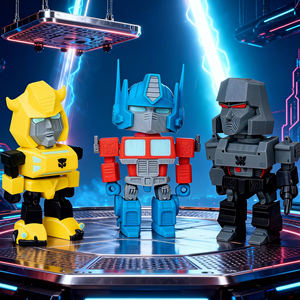 Porte-clés <span class=keywords><strong>Transformers</strong></span> imprimés en 3D Vashine, <span class=keywords><strong>Optimus</strong></span> Prime, porte-clés à cordon, figurine d'action pour enfants, breloques de sac de dessin animé, jouets - Product Image 2