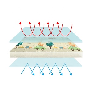 Tapete de Juego Plegable para Niños, Reversible, Impermeable, con Estampado Animal, Extra Grande, Portátil, No Tóxico, de Espuma XPE, para Acampar - Product Image 5