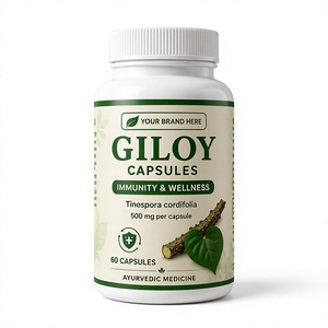 Giloy Capsules Tinospora Cordifolia <b>Herbal</b> <b>Supplement</b> 500 mg per Capsule 60 Capsules Immunity and Wellness - Product Image 2
