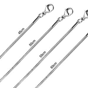 Chaîne de collier plaquée <span class=keywords><strong>or</strong></span> 2mm 45cm, en <span class=keywords><strong>or</strong></span>/argent, à la mode, tendance, bon marché - Product Image 4