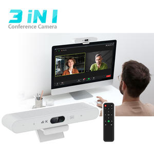 Barra de vídeo de cámara web USB con seguimiento de altavoz automático Zoom digital 4X Cámara 4K 94 ° FOV Sistema de videoconferencia de gran angular - Product Image 2