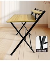 Bureau d'étude pliable multifonction CHICON CHOD01, petit bureau d'écriture en métal simple pour ordinateur portable, écologique, avec housse amovible, pour la maison et le bureau