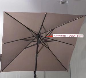 Grand <span class=keywords><strong>parasol</strong></span> en aluminium pour l'extérieur, double auvent, deux têtes, <span class=keywords><strong>parasol</strong></span> <span class=keywords><strong>de</strong></span> patio, <span class=keywords><strong>parasol</strong></span> double robuste - Product Image 3