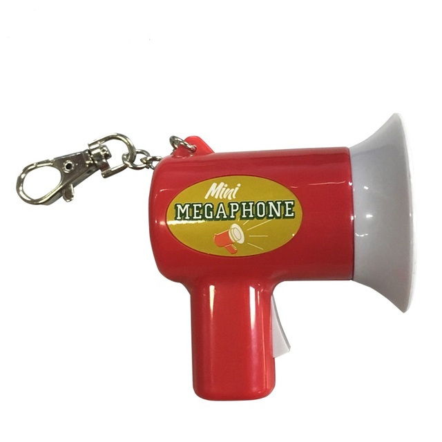 Children Outdoor Easy Carry Open Keyring Mini Custom Megaphone Speaker for Toy