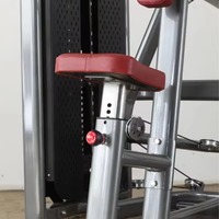 ST-ES017 Machine de musculation commerciale à charge sélectionnable par broche, Iso-Latérale, pour entraînement de force assis en rame
