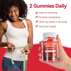 Chinaherbs ACV Gummies au vinaigre de cidre de pomme, supplément vitaminique pour adultes et adolescents, bonbons gélifiés pour la perte de poids, sans œstrogènes - Product Image 3