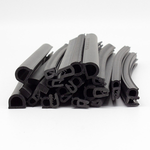 מותאם אישית extruded דלת גומי שחור דלת אטימה רצועות רכב עמיד בפני תיבת הפצה - Product Image 1
