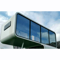 Maison préfabriquée de luxe de qualité supérieure, type conteneur Apple de 40 pieds, maison capsule portable pour resort, glamping et maison de vacances