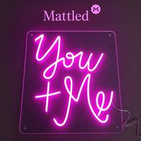 Letrero de Neón Personalizado para Boda, Luz con Nombre Personalizado, LED Regulable, Alimentado por USB, para Decoración de Mesa de Novios, Recepción, Fiesta