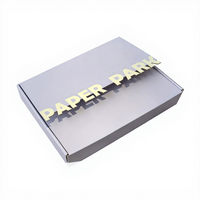 Boîte d'emballage personnalisée en carton ondulé pour vêtements, boîte d'expédition express, boîte cadeau avec logo personnalisé