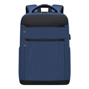 Sac à dos léger et imperméable personnalisé avec logo, port USB, pour ordinateur portable, idéal pour les voyages d'affaires, l'école et le bureau - Product Image 4