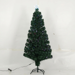 <span class=keywords><strong>HOMCOM</strong></span> Arbre <span class=keywords><strong>de</strong></span> <span class=keywords><strong>Noël</strong></span> artificiel autoportant <span class=keywords><strong>de</strong></span> 1,5 m pré-éclairé à fibres optiques avec sommet <span class=keywords><strong>de</strong></span> <span class=keywords><strong>sapin</strong></span>, décorations intérieures multicolores - Product Image 2