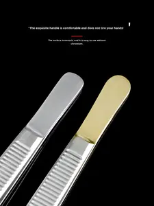 คีมผ่าตัดพลาสติกทางการแพทย์ คีมจับเนื้อเยื่อ คีมจักษุ คีมไมโคร คีมผ่าตัดตาสองชั้น คีมหยัก - Product Image 5