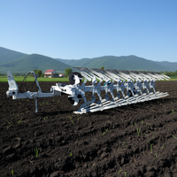 Arado de Surco Semimontado Hidráulico Diésel Serie Pioneer con Engranajes y Rodamientos, Enganche de 3 Puntos para Terrenos Agrícolas
