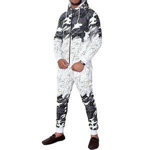 Conjunto de chándal de lana con capucha para hombre, chándal inferior para correr, añadir ropa personalizada, conjuntos de chándal de marca - Product Image 5