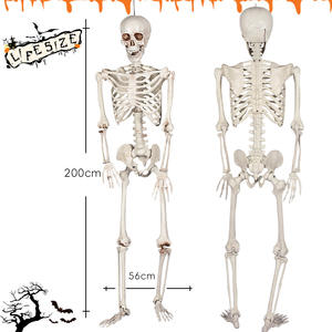 Estatuilla de esqueleto grande de Halloween, accesorio decorativo para SALA DE <span class=keywords><strong>Escape</strong></span> y decoración de fiesta de figuras fantasmales al aire libre - Product Image 4