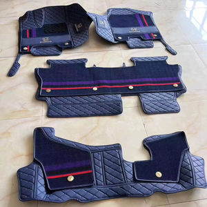 Meilleur <span class=keywords><strong>prix</strong></span>, tapis de voiture en cuir PVC de luxe 3D, ensemble complet de 3 pièces, épaisseur 10 mm, pour / - Product Image 1