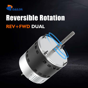 1/4HP 110/230V 1075 vòng/phút 1/2 "Trục ECM biến không chổi than công nghiệp quạt lò quạt Quạt HVAC ngưng DC động cơ không chổi than - Product Image 3