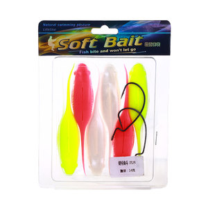6 pièces/boîte têtards flottants forme appâts de natation ODM usine fabrication d'appâts souples nouveau Design appâts de poisson <span class=keywords><strong>leurre</strong></span> de pêche <span class=keywords><strong>souple</strong></span> - Product Image 5