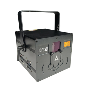 Luz láser de escenario controlada por aplicación de teléfono móvil a todo color RGB de 10W para uso en bodas - Product Image 1