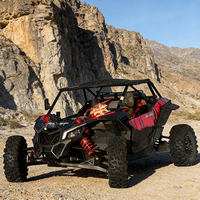 Mini SSV tout-terrain professionnel vert clair 1500cc à essence pour 4 roues, 2 places, avec couple élevé pour la montée en pente