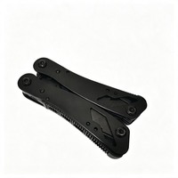 Cadeau d'entreprise, pince multifonction noire, logo personnalisé, OEM, outil multifonction d'extérieur, vente en gros