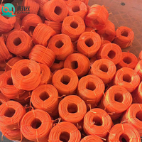 Vente en gros de ligne PE à 3 brins, diamètre 6 mm-30 mm, colorée, haute résistance, bonne flexibilité pour le jardinage et la fabrication de filets