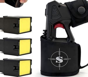 Porte-cls Jouet Securite Telecommande 5m, <b>Balles</b> Souples protection Personnelle, Alarme Laser <b>LED</b> Rechargeable Usage Exterieur - Product Image 4