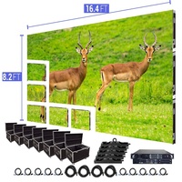 Obral besar panggung sekolah layar warna luar ruangan Panel Tv Hd Video Led Display