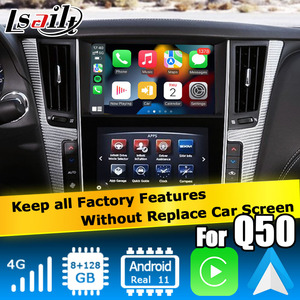 Caja de Interfaz Carplay/Android para Infiniti Q50 Q60 2015 con Navegación GPS, YouTube e Interfaz de Video de Lsailt - Product Image 1
