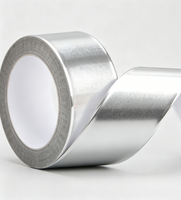 Ruban adhésif en aluminium avec adhésif acrylique pour l'étanchéité des tuyaux d'extraction de fumée, la réparation des fuites, l'isolation thermique et la protection contre l'eau