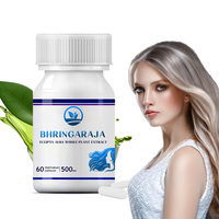 Capsules Bhringaraja de marque propre OEM/ODM pour favoriser la croissance des cheveux, nourrir le cuir chevelu et renforcer les follicules pileux pour adultes