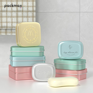 Boîte à savon en aluminium pour voyage, hôtel, savon artisanal, savon à raser - Porte-savon carré, boîte cadeau pour auberge de jeunesse, salle de bain - Product Image 6