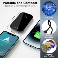 Adaptateur sans fil Android Auto et CarPlay 2-en-1, mini dongle intelligent ultra BT/WiFi 2.4+5GHz USB pour BMW Série 550 (2006-2016)