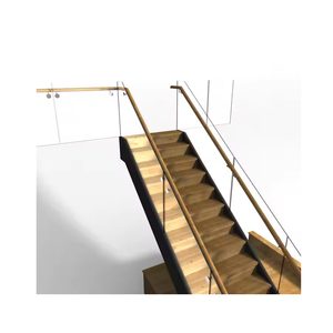<span class=keywords><strong>Escalera</strong></span> de Madera de <span class=keywords><strong>Dos</strong></span> Lados con Peldaños Abiertos para Interiores, Producto Nuevo - Product Image 3