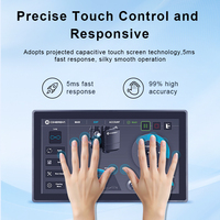 Nouvel écran industriel personnalisé, étanche IP65, avec écran tactile capacitif intégré USB, pour applications marines, portuaires et d'ingénierie en extérieur