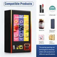 Distributeur automatique mural de SNUS ZYN avec paiement sans contact par simple pression, scanner d'identité et écran tactile de 32 pouces