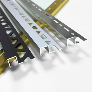 ขายตรงจากโรงงาน กระเบื้องปูพื้น อลูมิเนียมป้องกันขอบ  ขอบบันได  อะลูมิเนียมป้องกันมุมกระเบื้อง สีเงินอะโนไดซ์ - Product Image 5