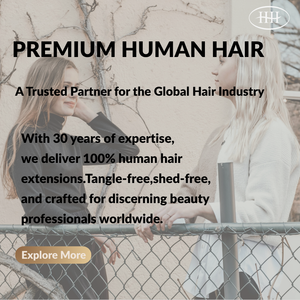 Extensions Naturelles Premium Décontractées en Brun Blond avec Texture Kinky Straight et Cheveux 100% Vierges Bruts d'un Seul Donneur - Product Image 5