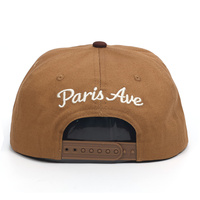 Op maat gemaakte 3D geborduurde logo 5-panel flat brim petten
