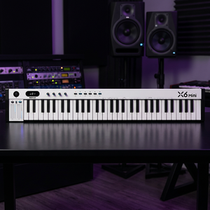 <span class=keywords><strong>Clavier</strong></span> <span class=keywords><strong>MIDI</strong></span> numérique électronique 61 <span class=keywords><strong>touches</strong></span> Midiplus X6 Mini II de haute qualité avec éclairage blanc, contrôleur <span class=keywords><strong>USB</strong></span> pour la vente - Product Image 1