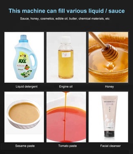 Hot Sale High Viscosity <b>Heating</b> Stirring Paste Tomato Chilli Sauce Soap Filler <b>Heating</b> Filling Machine With Mixing - Product Image 4